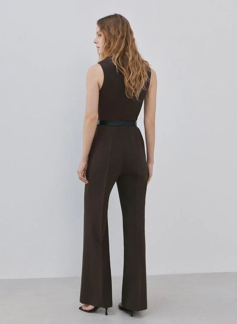 مانجو Jumpsuit with draped detail belt